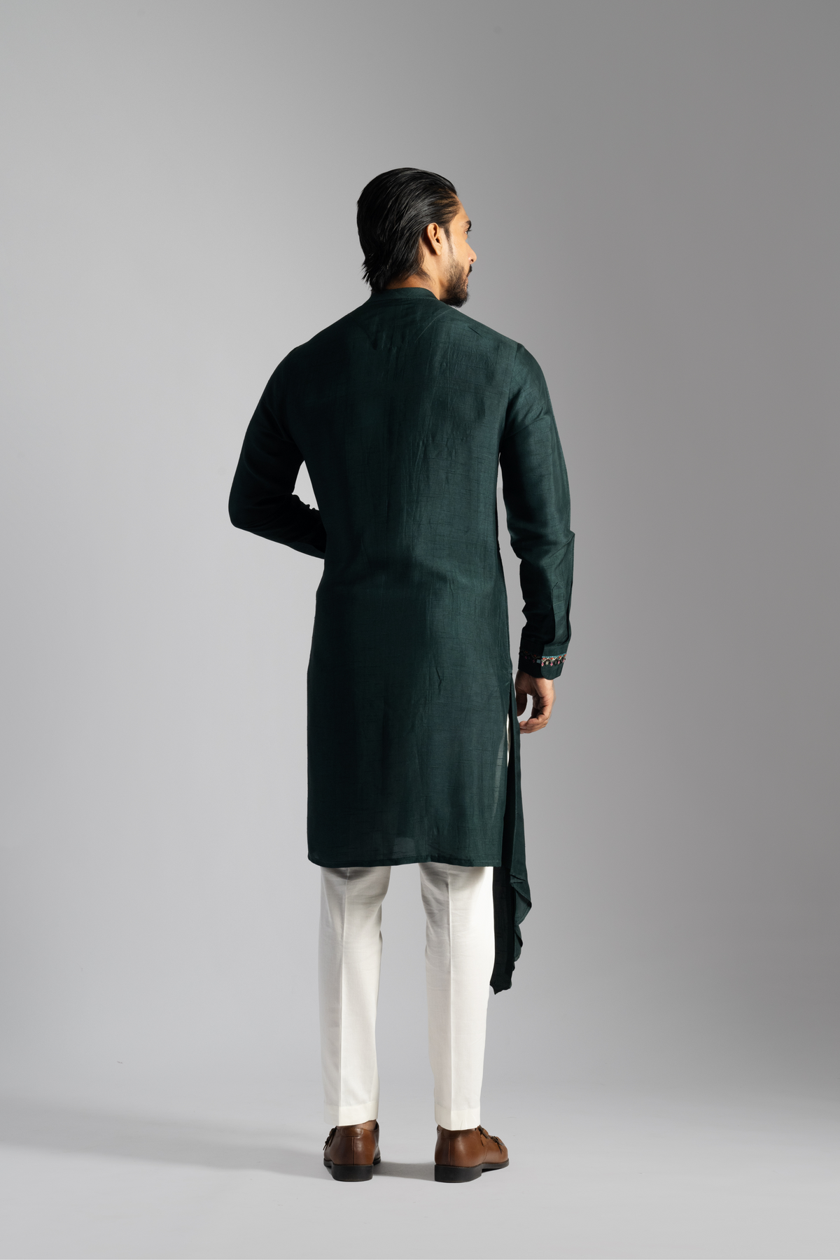 Bottle Green Kurta Set