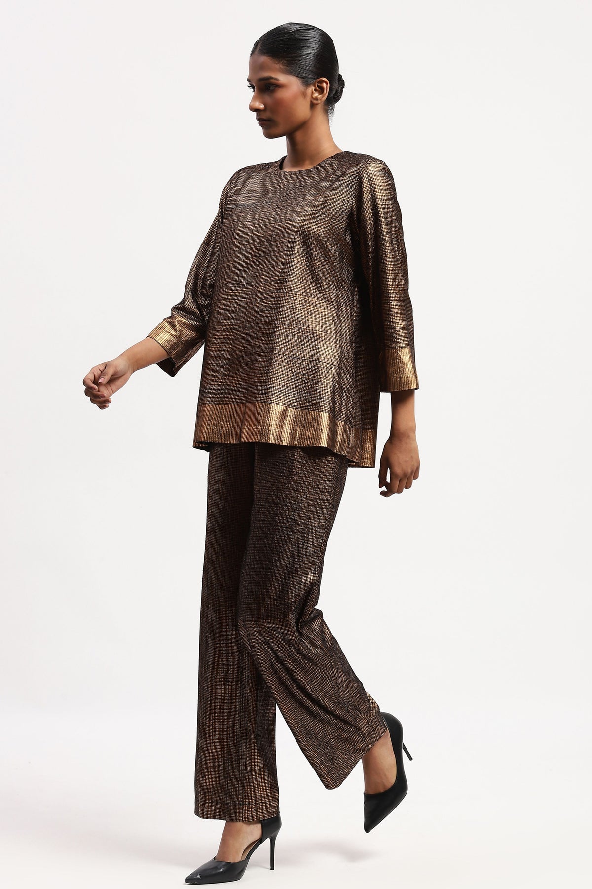 Foil Aari Top
