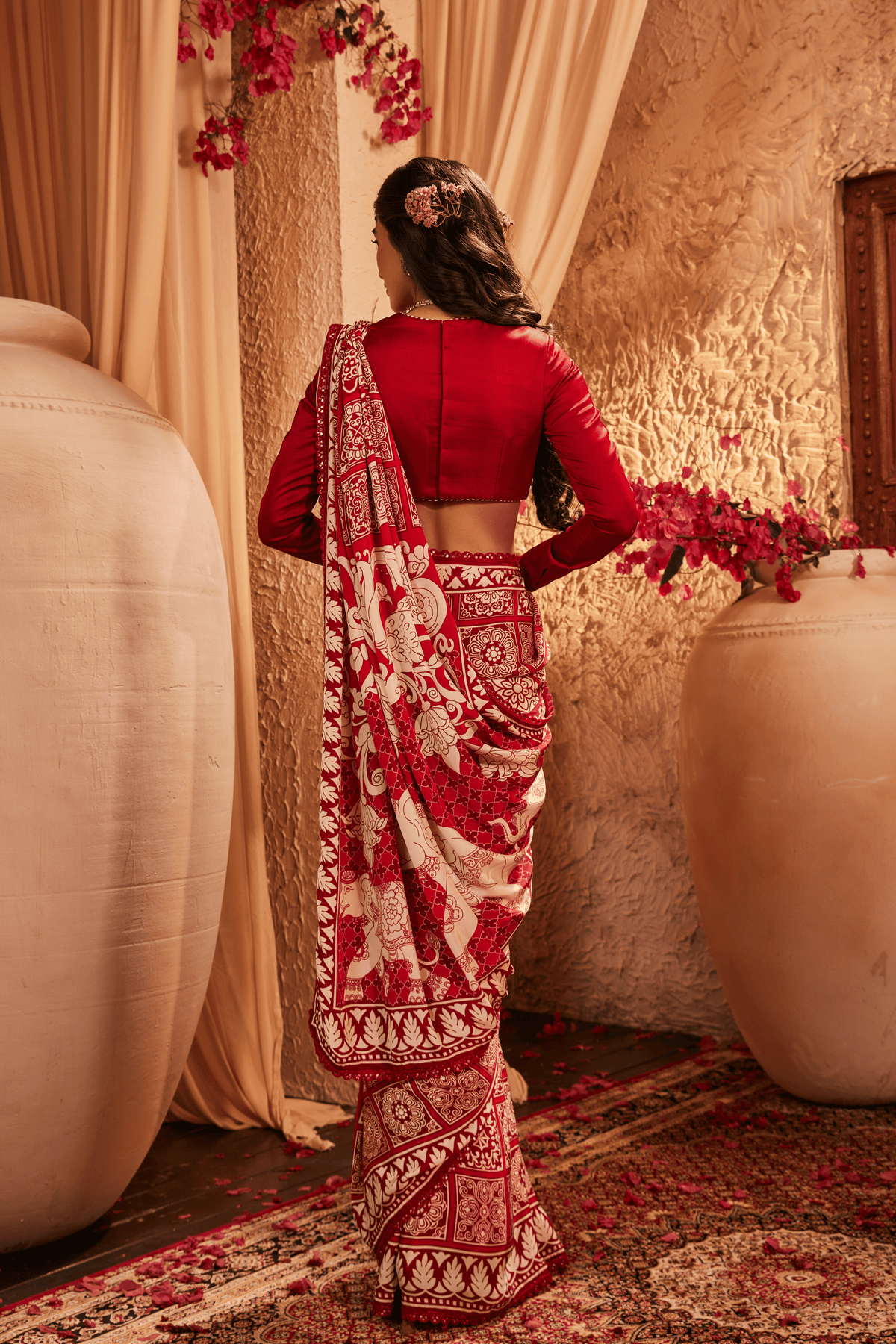 Fio Embroidered Saree Set