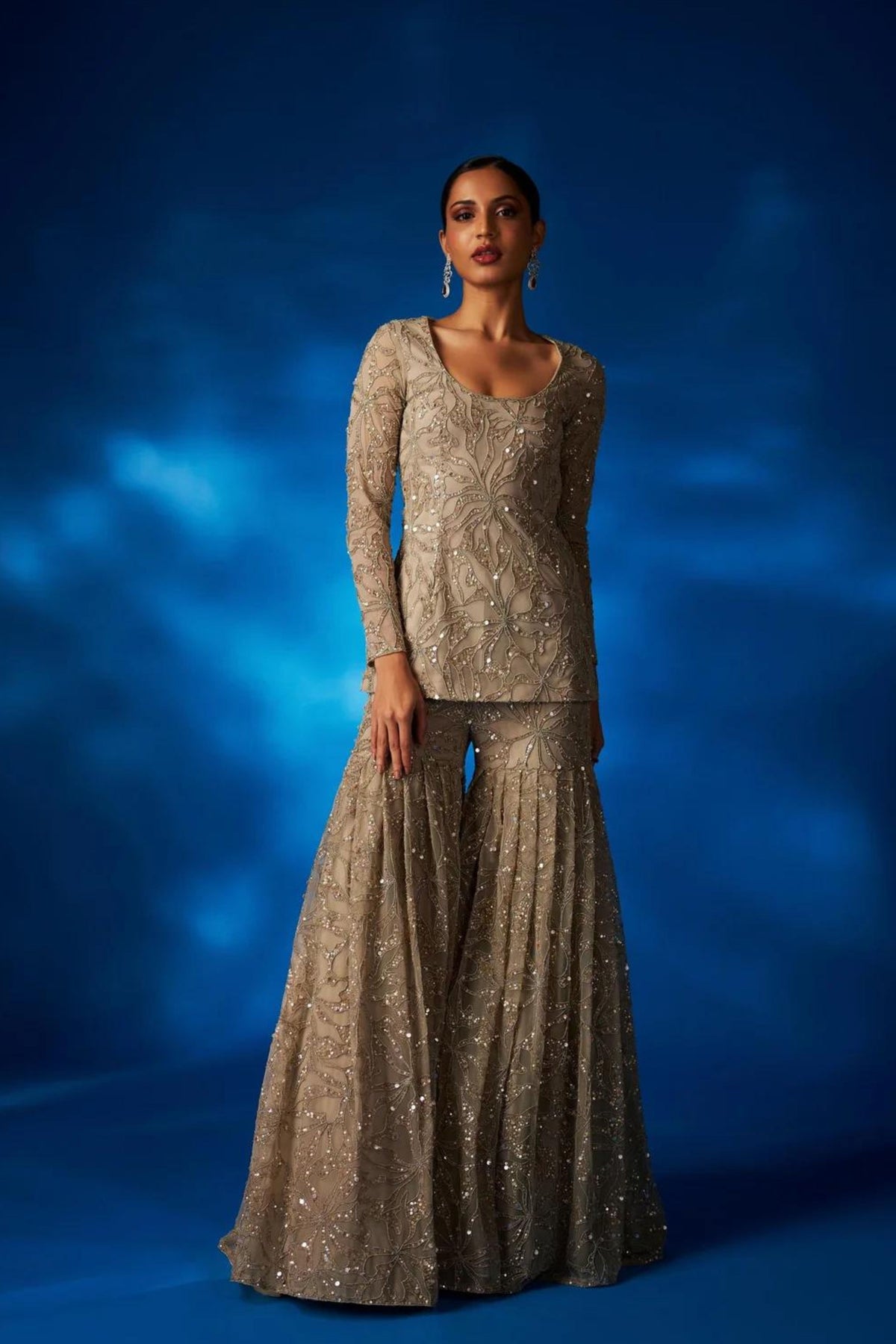 Vanessa Sharara in Organza