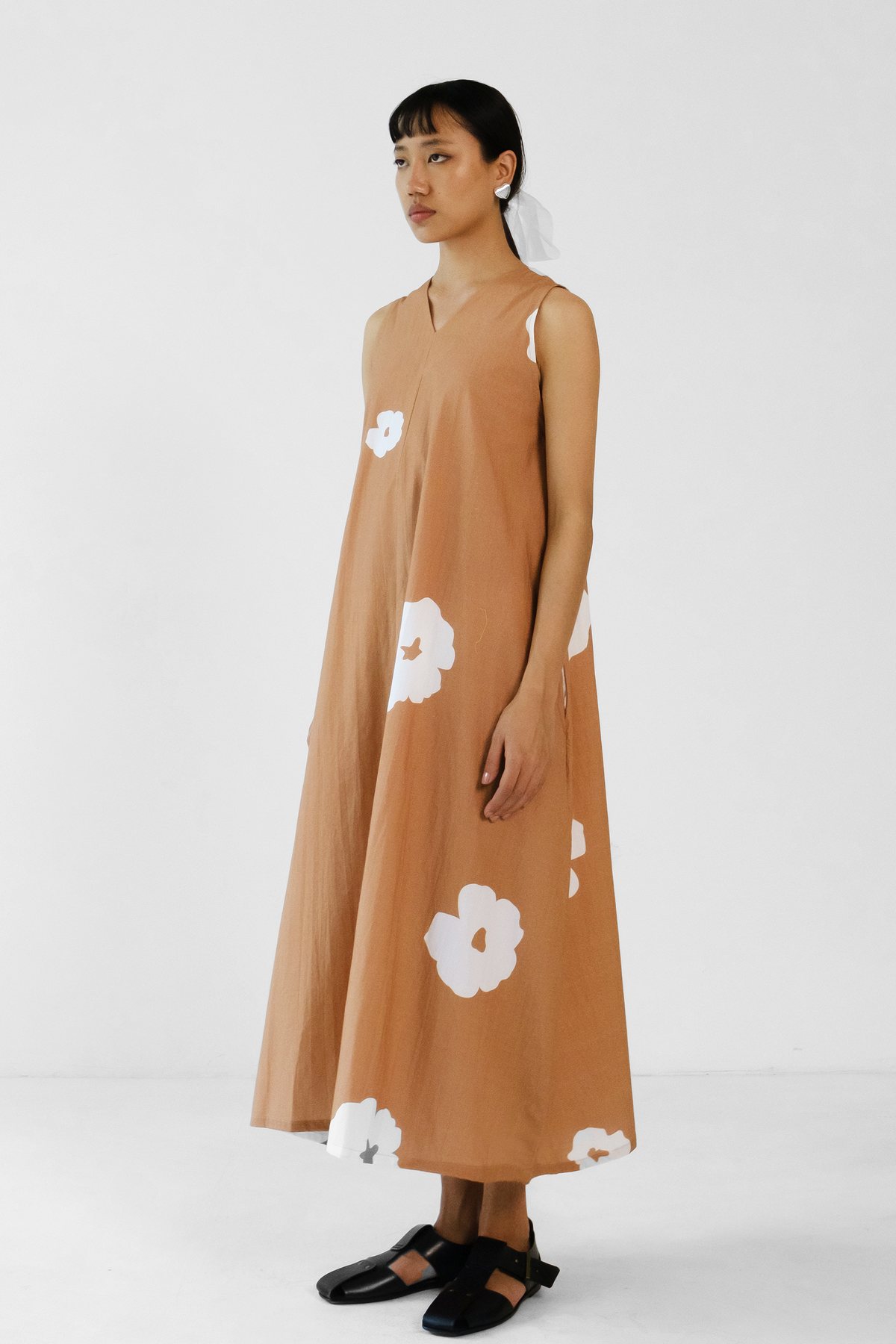 Brown Poppy Dress