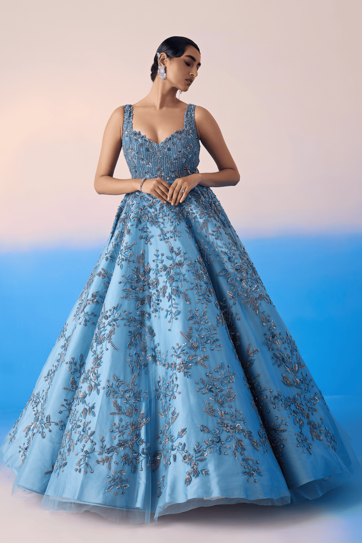 Mint Blue Gown