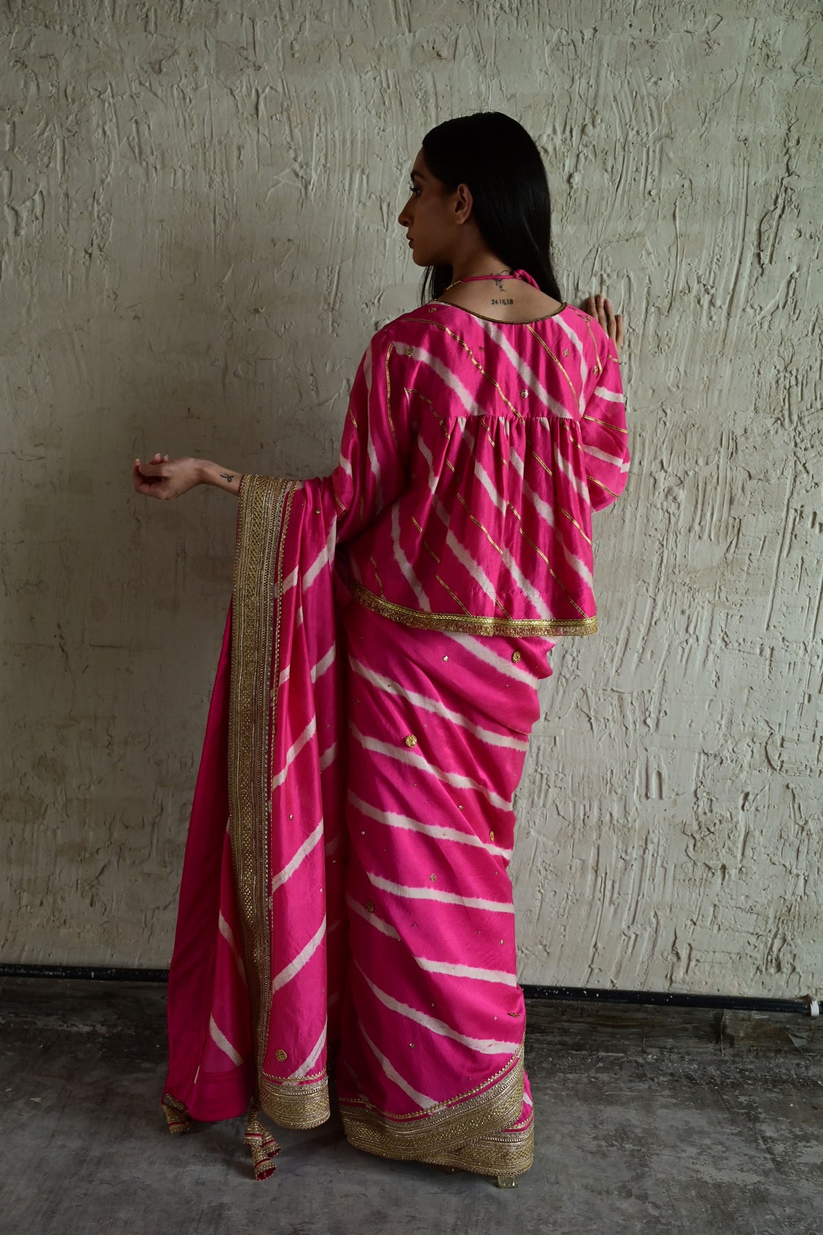 Pink Ombre Urmila Saree