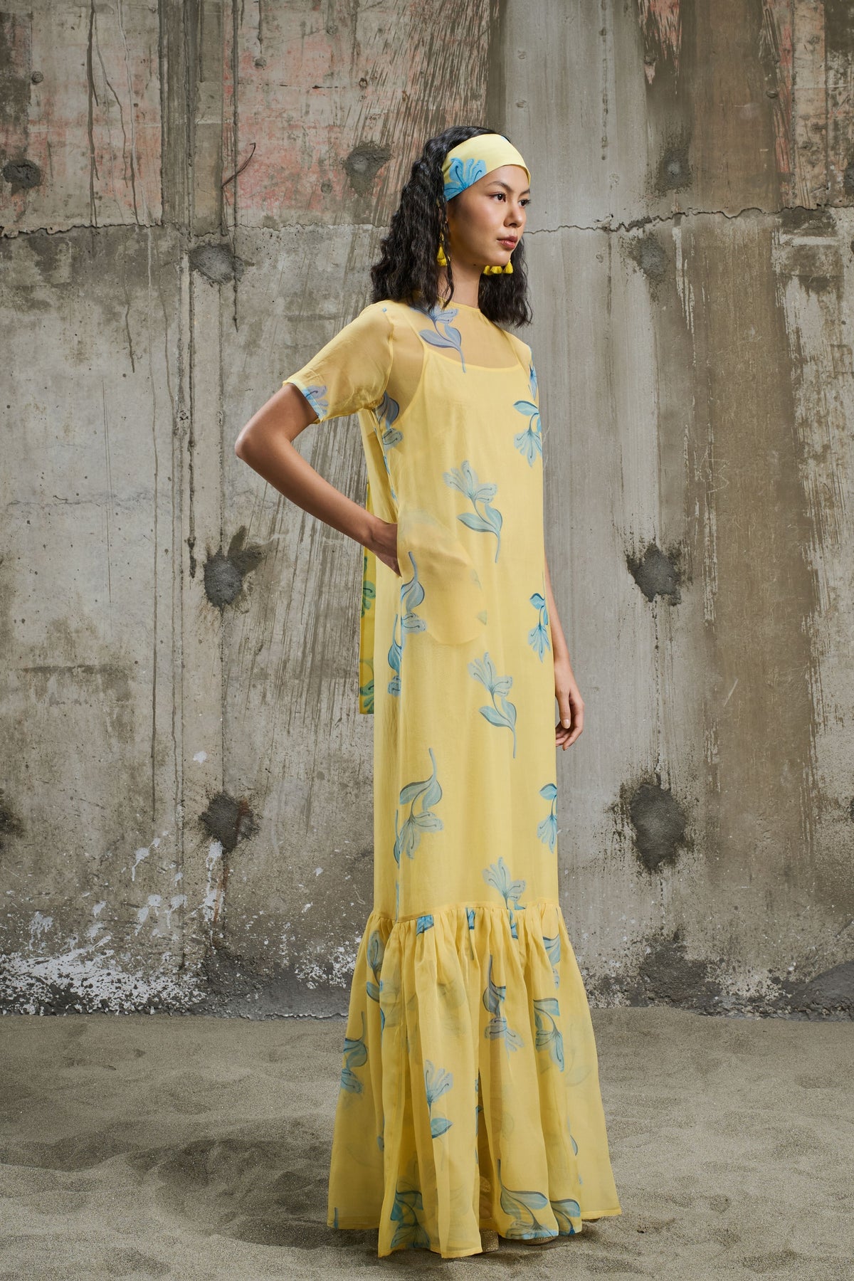 Sunlit Bloom Maxi Dress