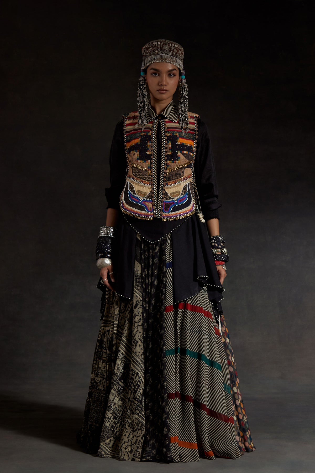Zuri Surmai Gilet Set