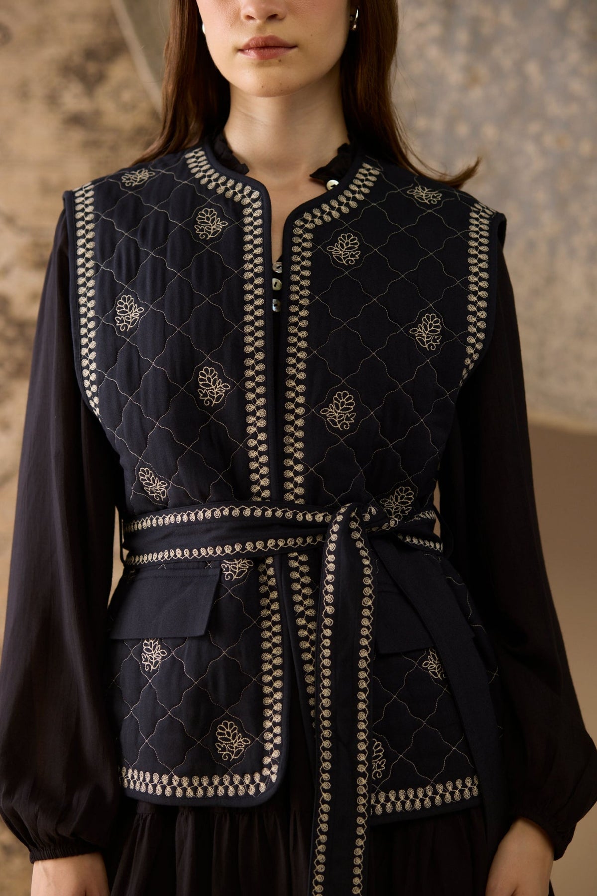 Alice Navy Gilet