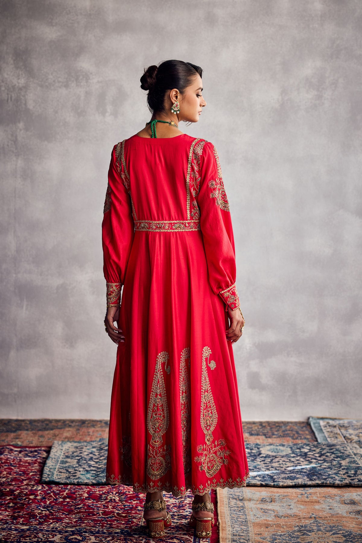 Red Angrakha Set