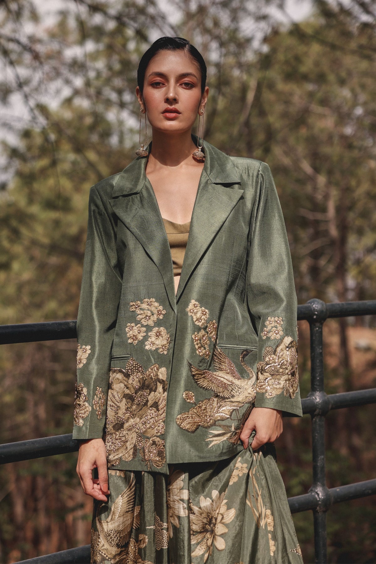 Garden Fold Blazer Set