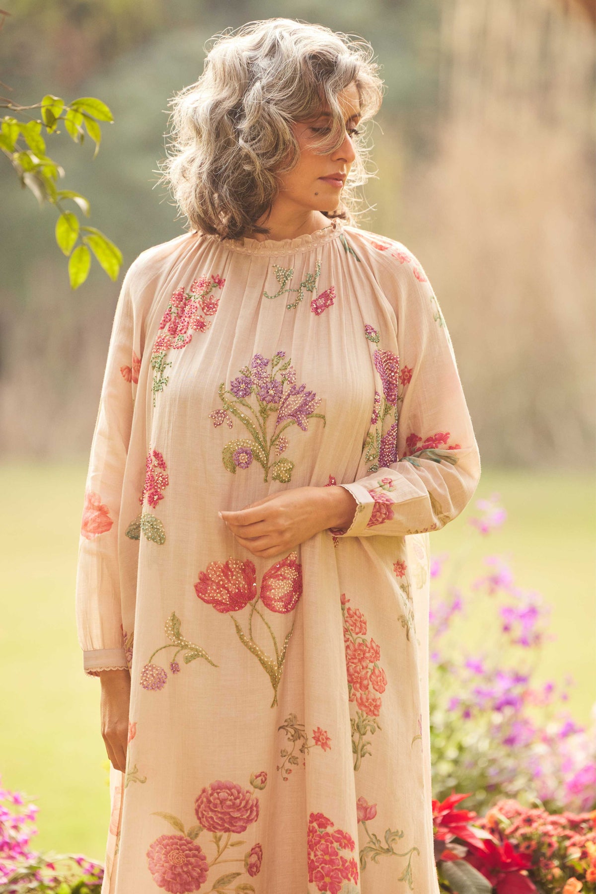 Dusty Rose Summer Kurta Set