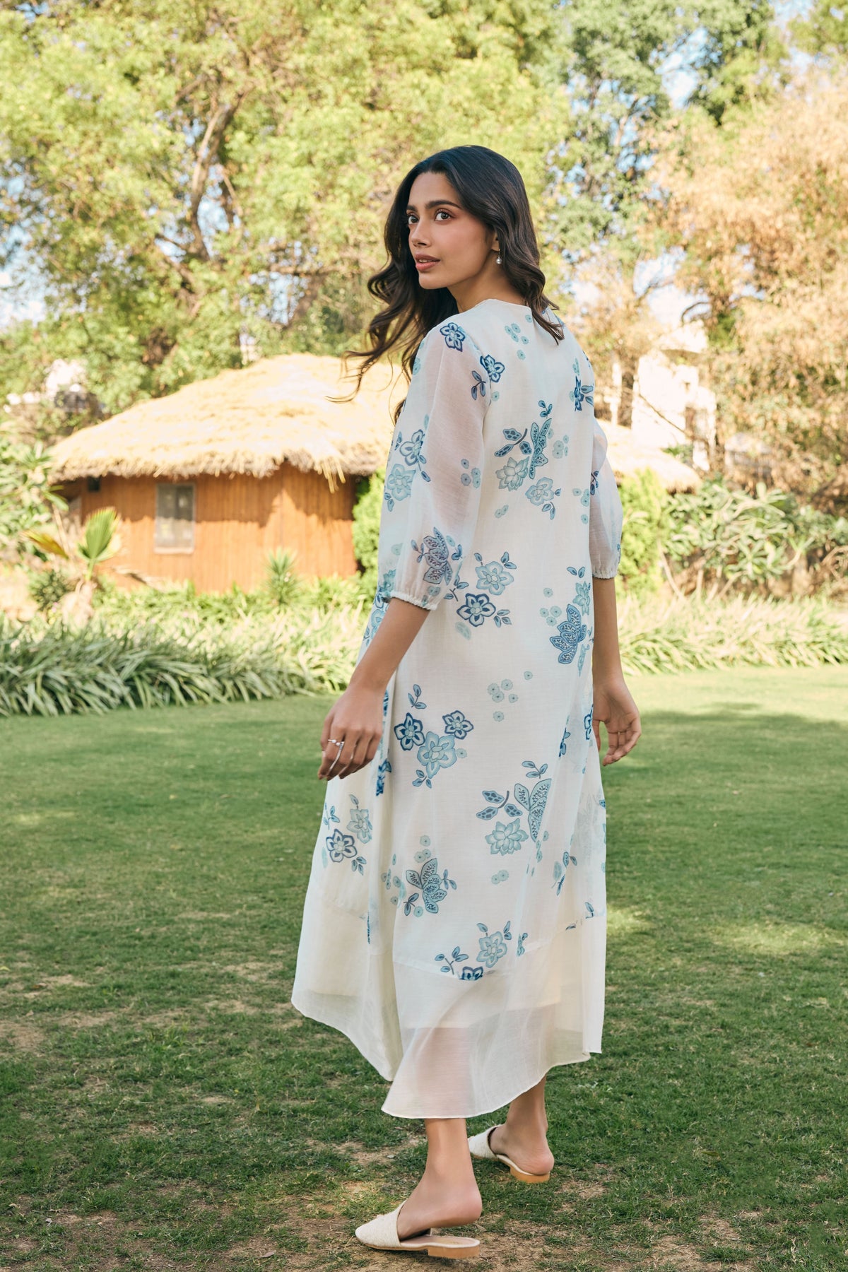 Pearl  Floral Dress