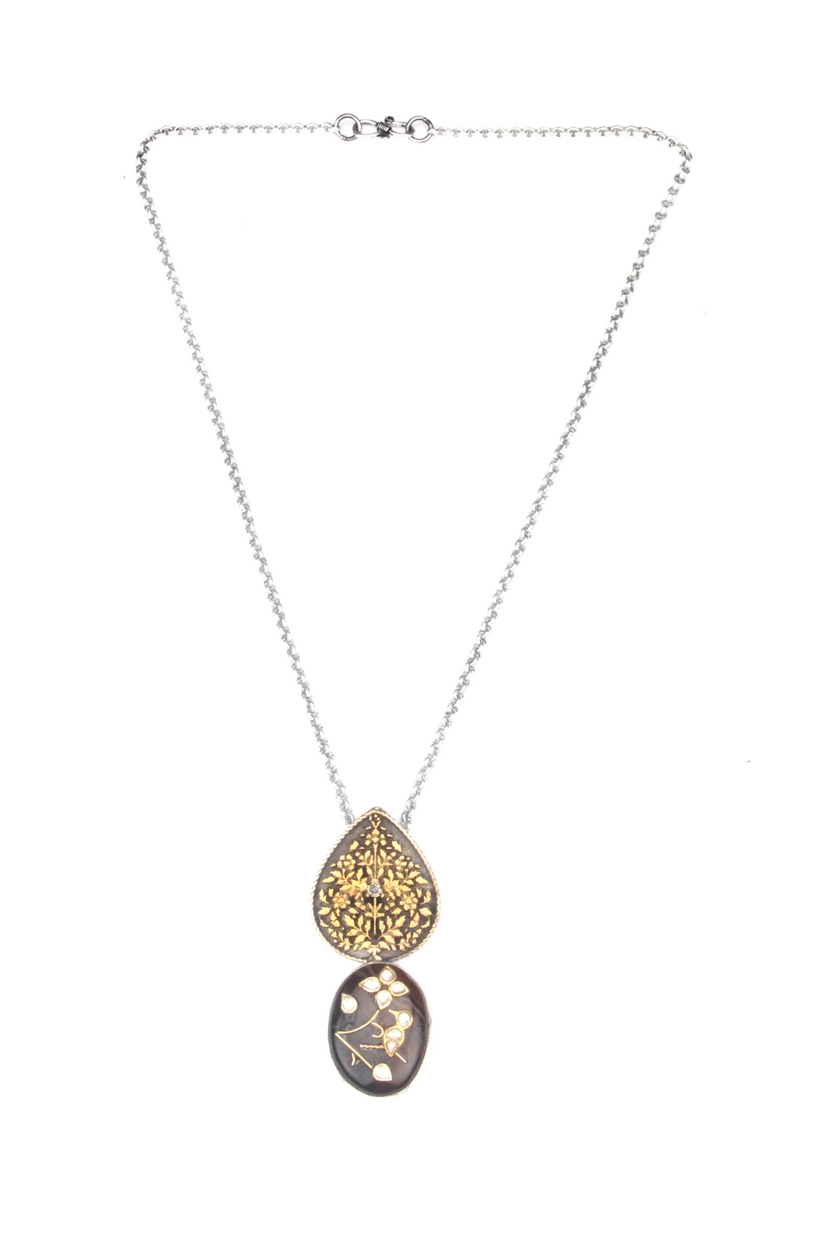 Silver Baheera Pendant