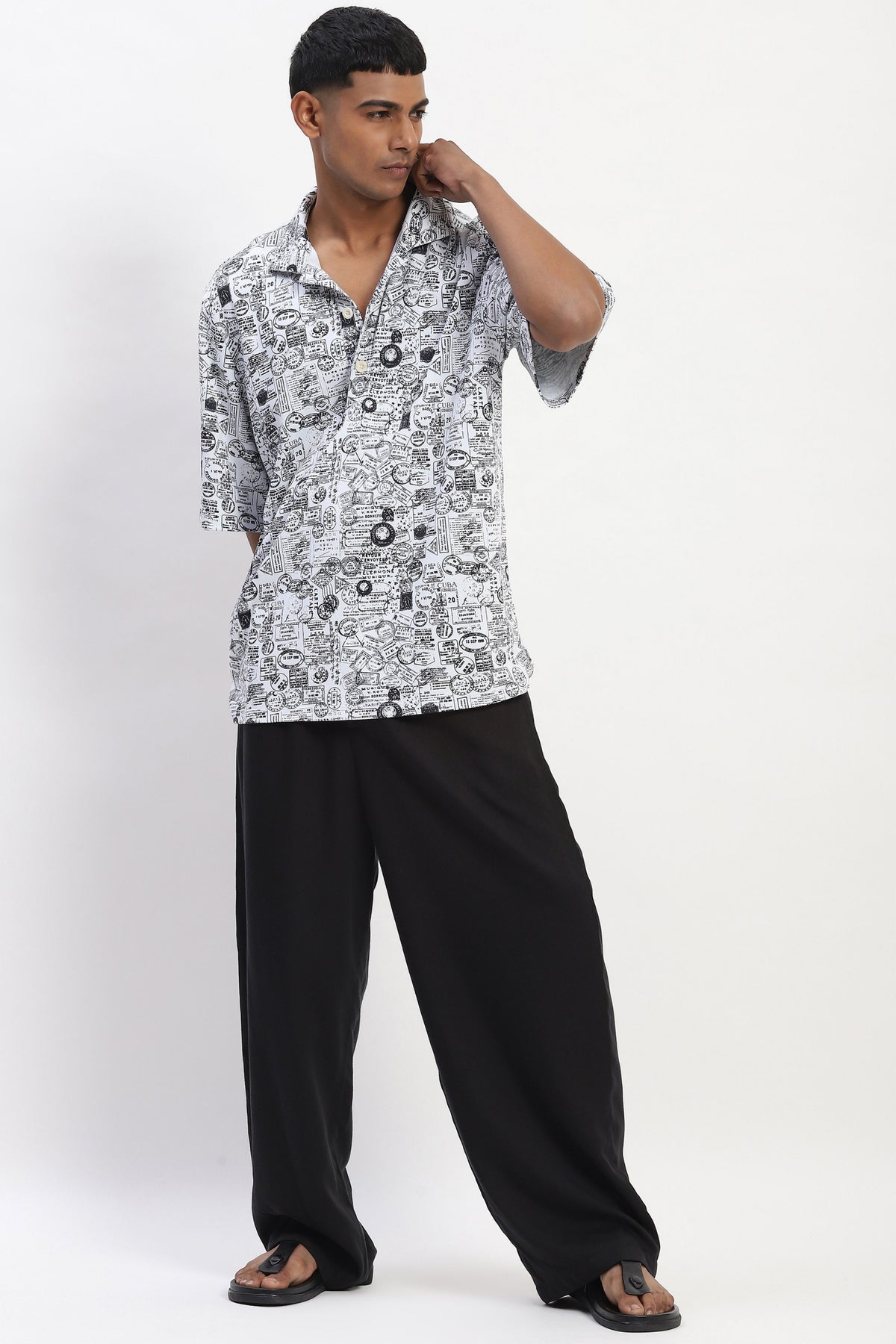Stamp Print T-shirt