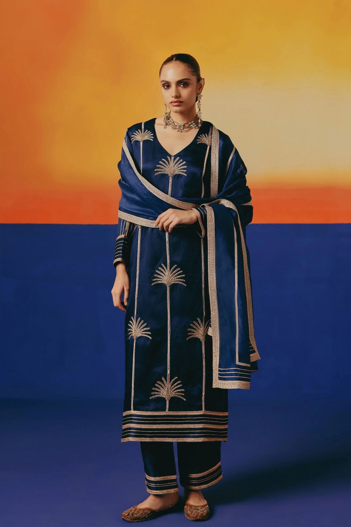Palm Festive Kurta Set