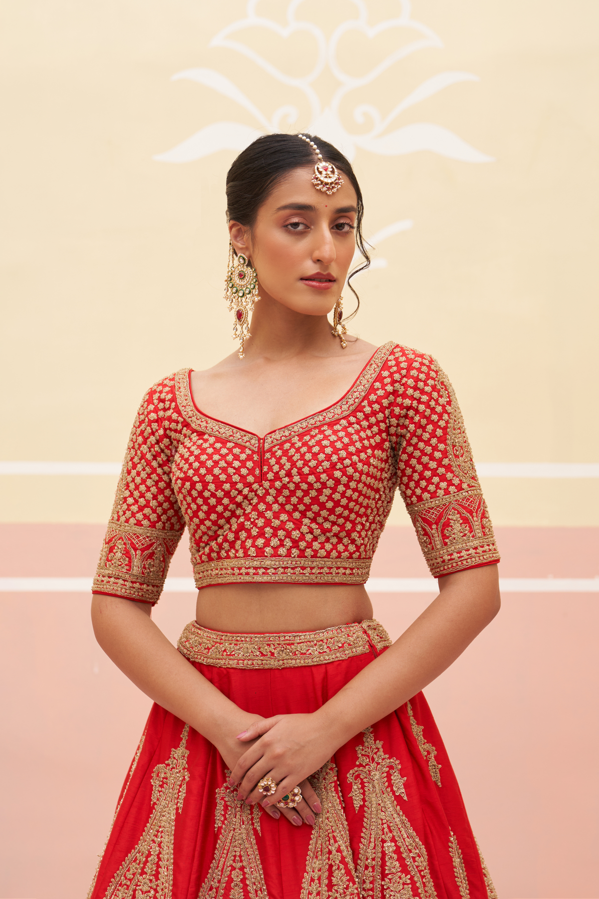 Red Lehenga Set