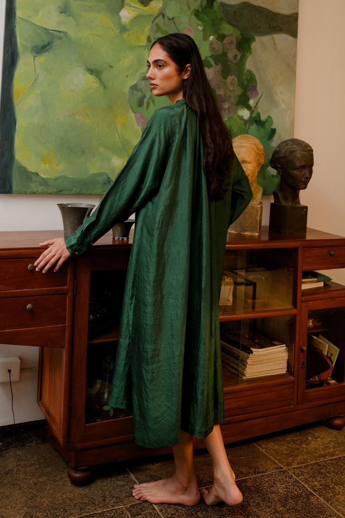 Forest Green Carol Dress