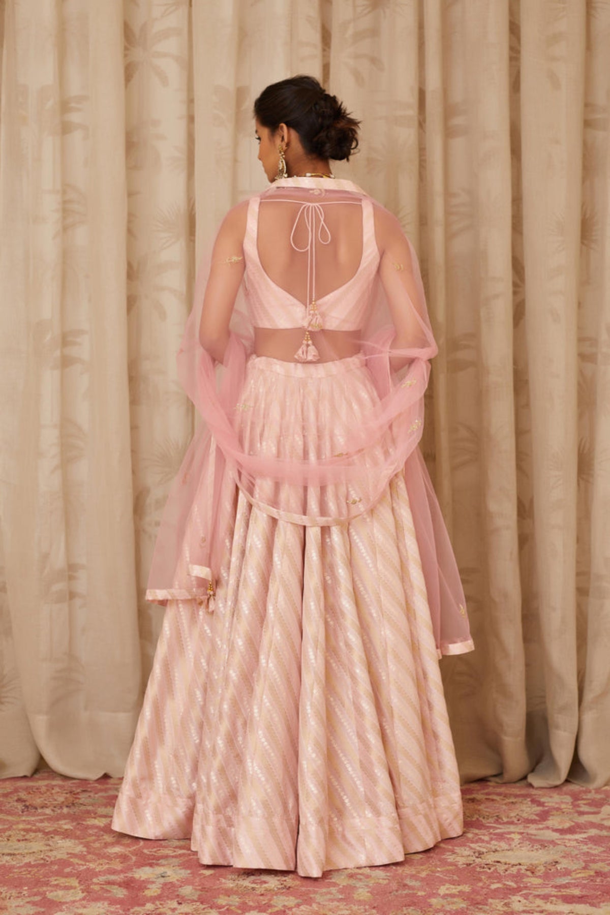 Light pink lehenga set