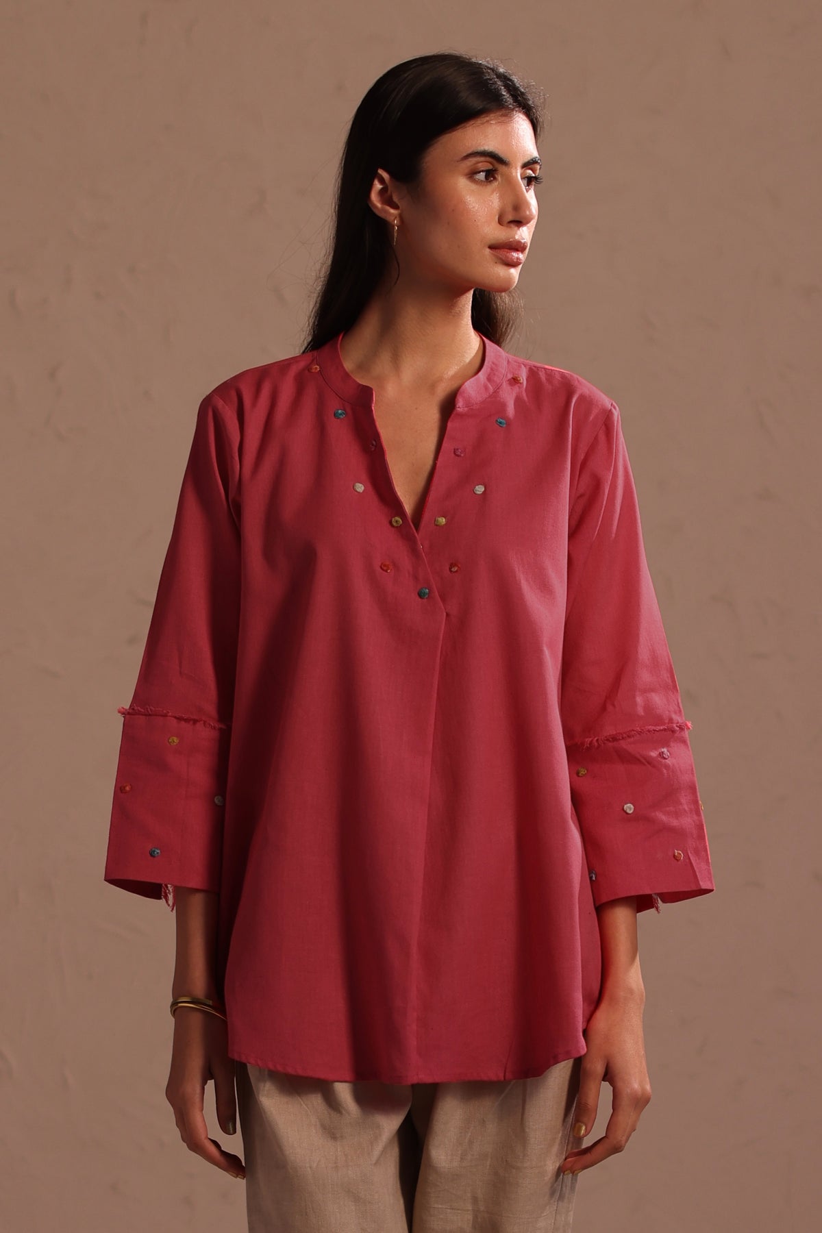 Cora Coral Peach Top