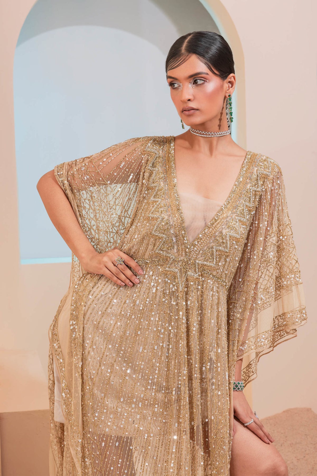 Gold Grecian Caftan
