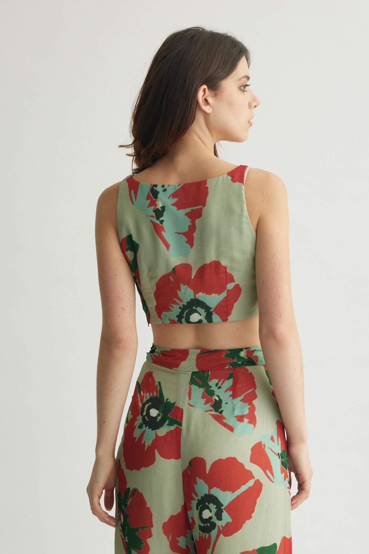 Mint Floral Pants