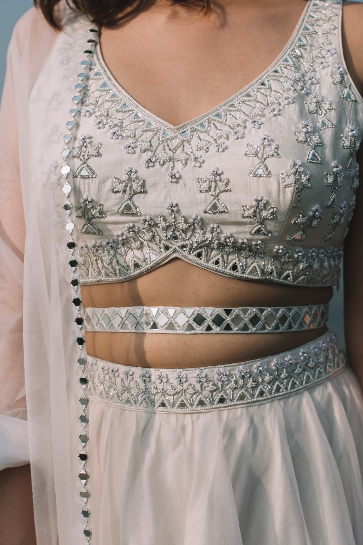 Nigaah embroidered lehenga set