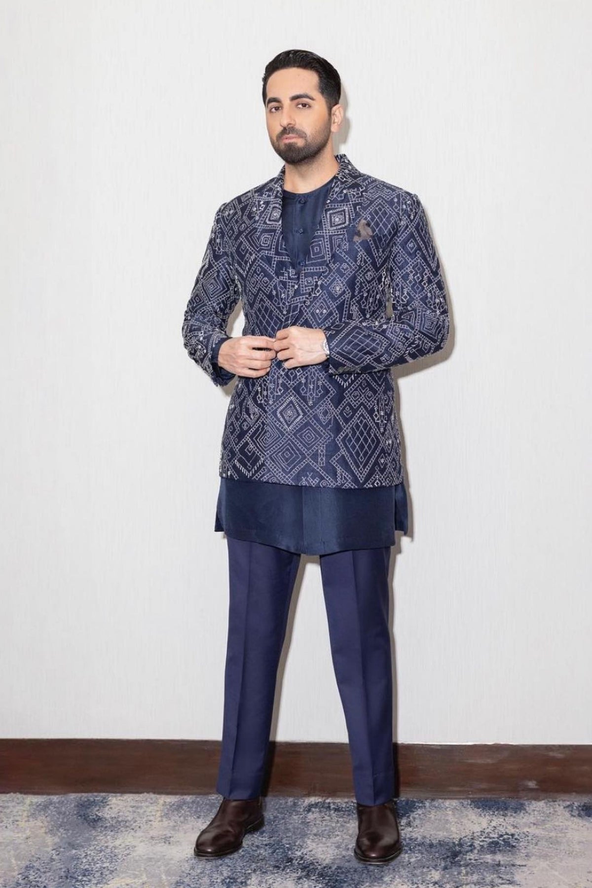 Ayushmann Khurrana in Divyam Mehta Menswear