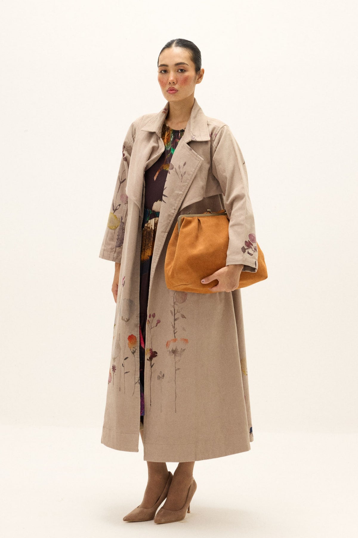 Taupe Trench Coat