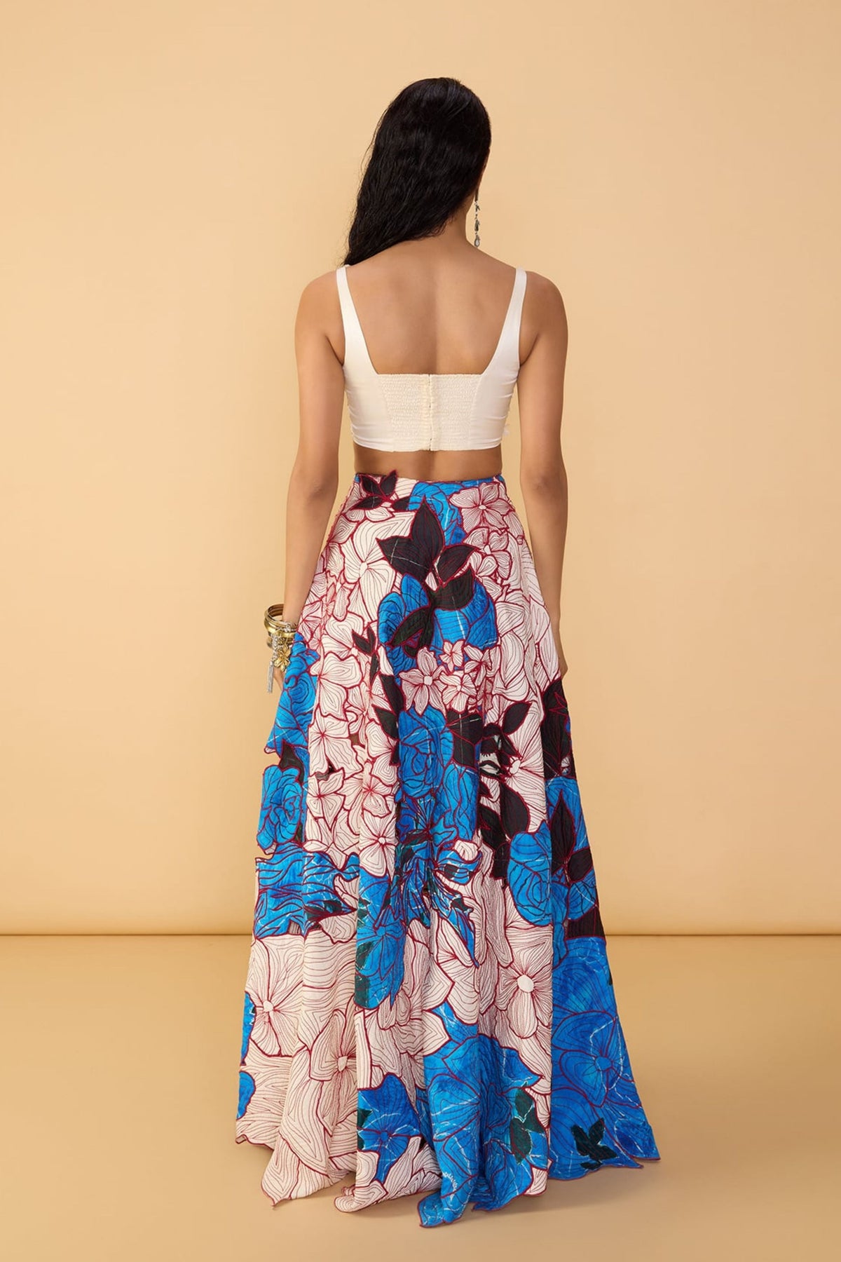 Sachi Applique Lehenga Skirt