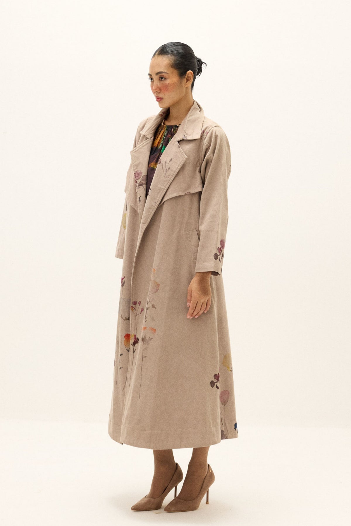 Taupe Trench Coat