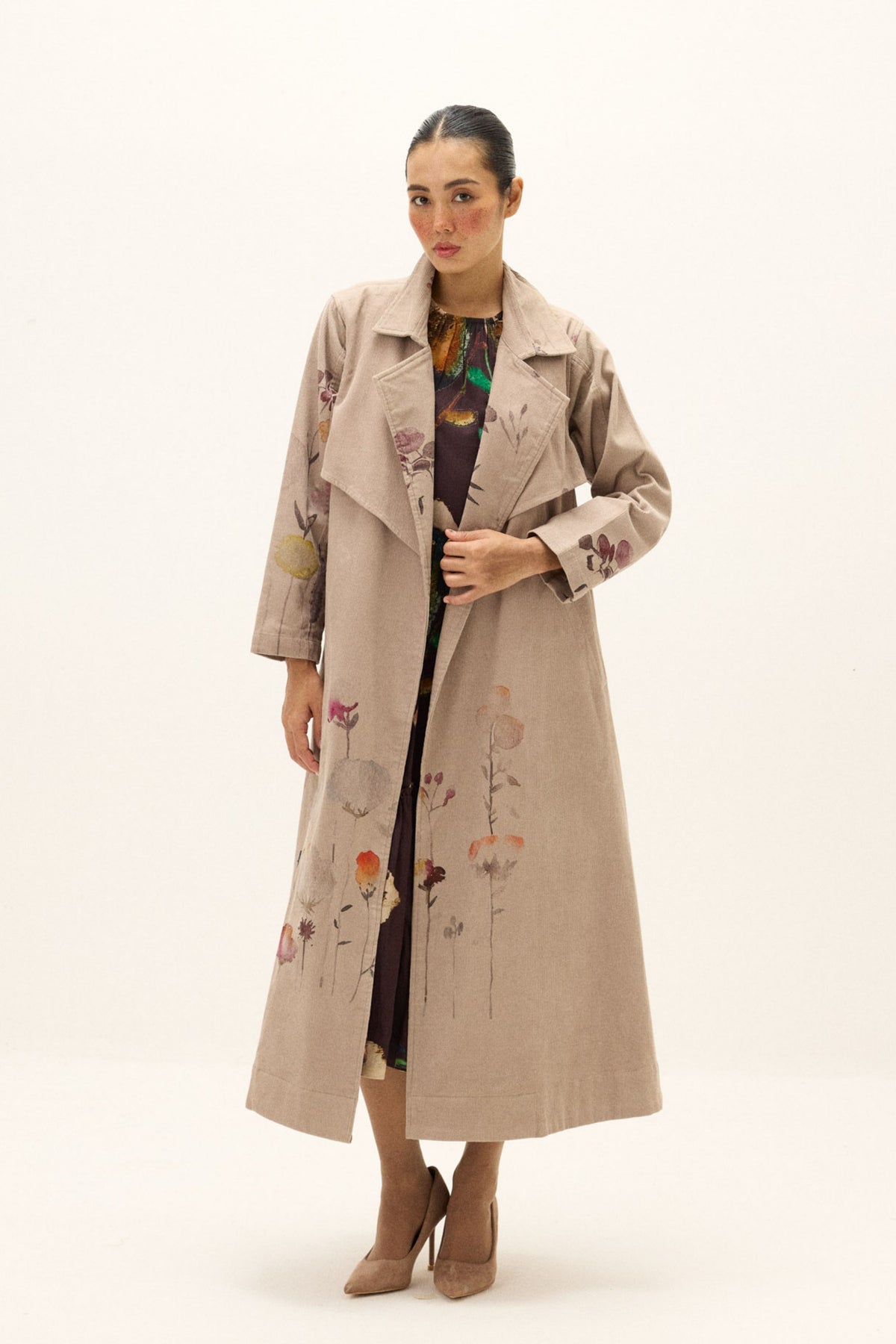 Taupe Trench Coat