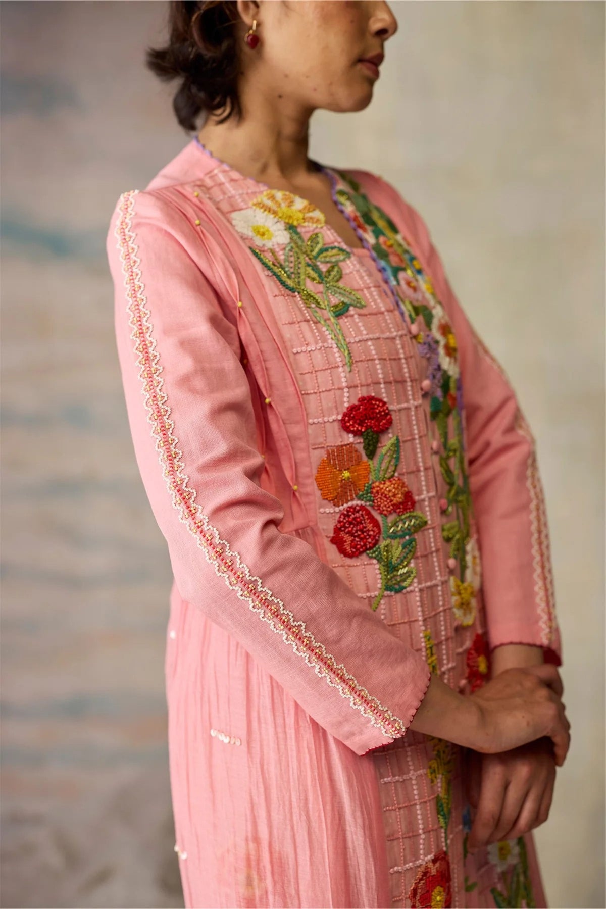 Rose Beaded Tunic