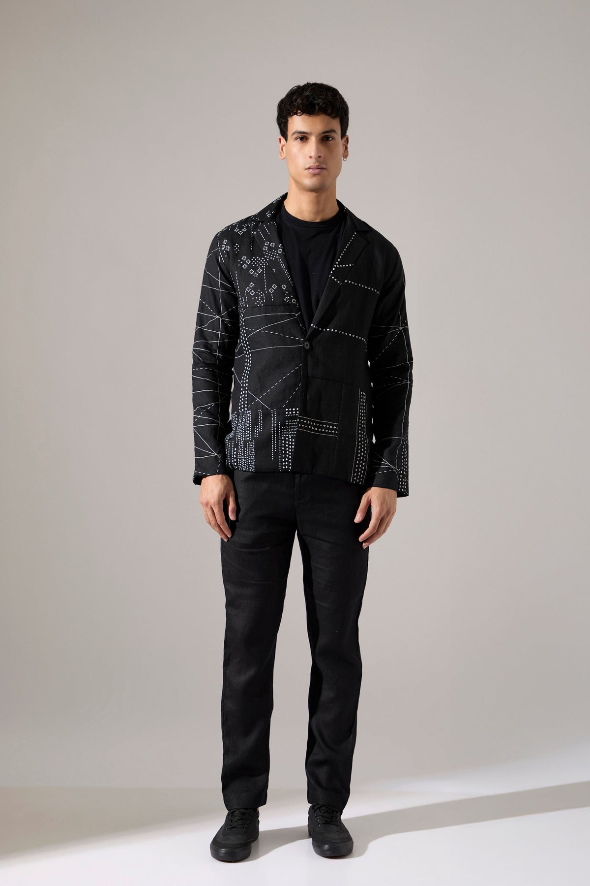 Tony Multi Pnnel Blazer Set
