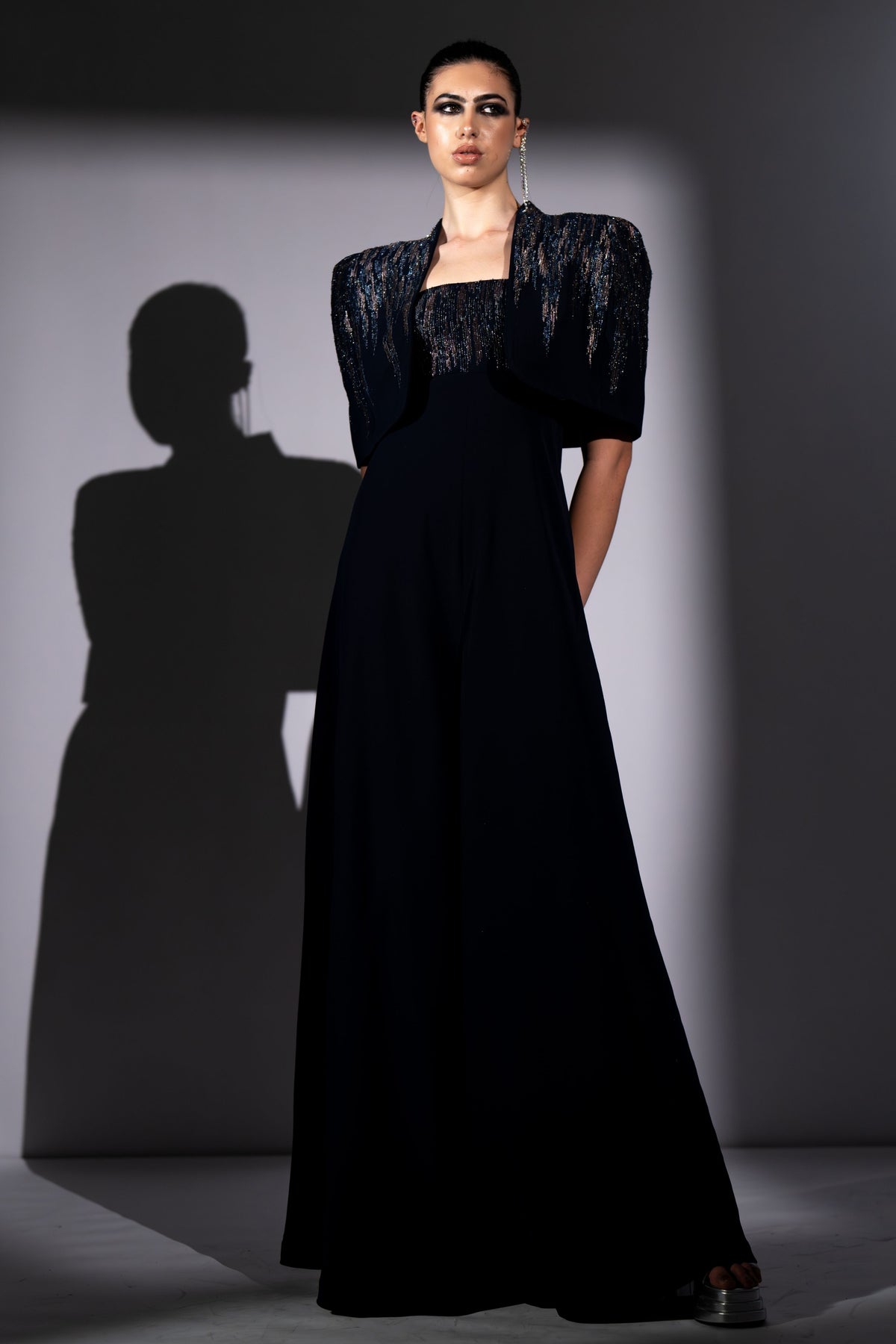 Navy Meteor Jumpsuit Set