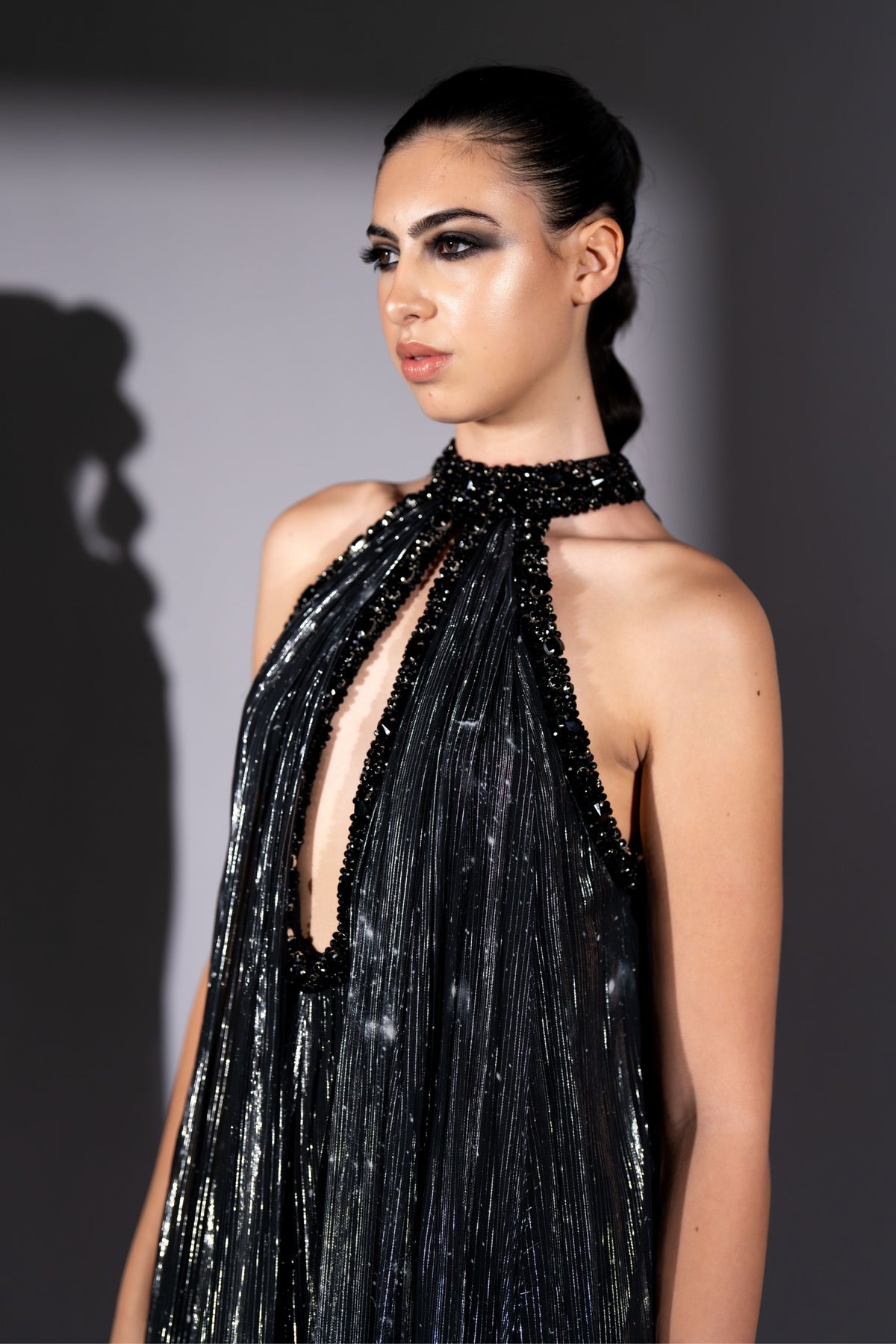 Black Galaxy Maxi Dress