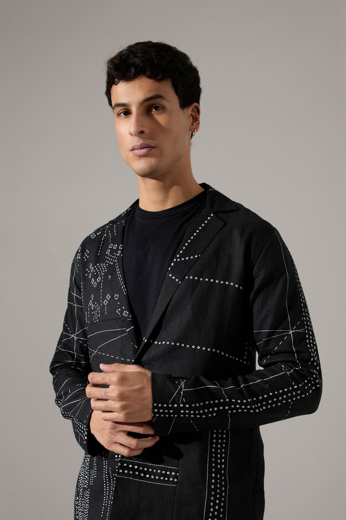 Tony Multi Pnnel Blazer Set