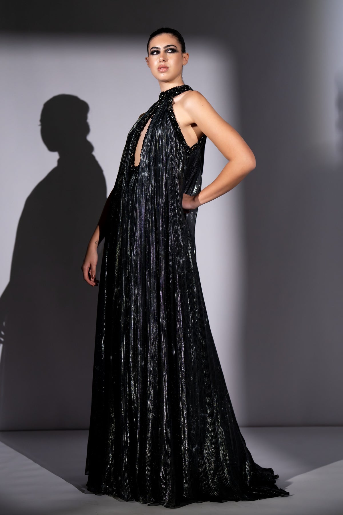 Black Galaxy Maxi Dress