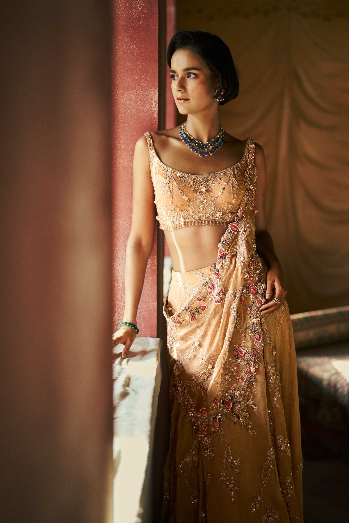 Aureva Drape Saree Set