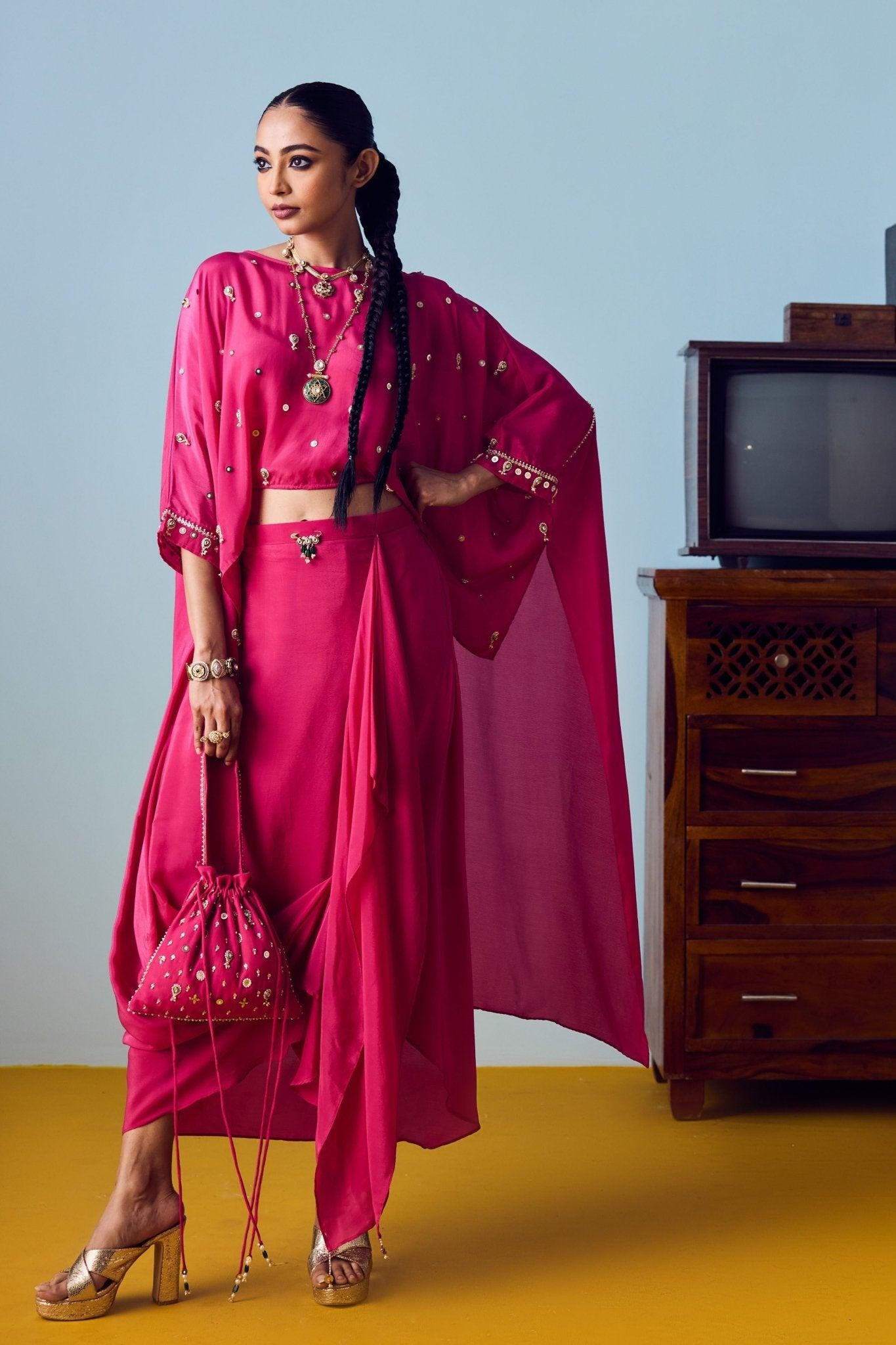Nexa Pink Co - ord Set - Prahnaaya - Elahe