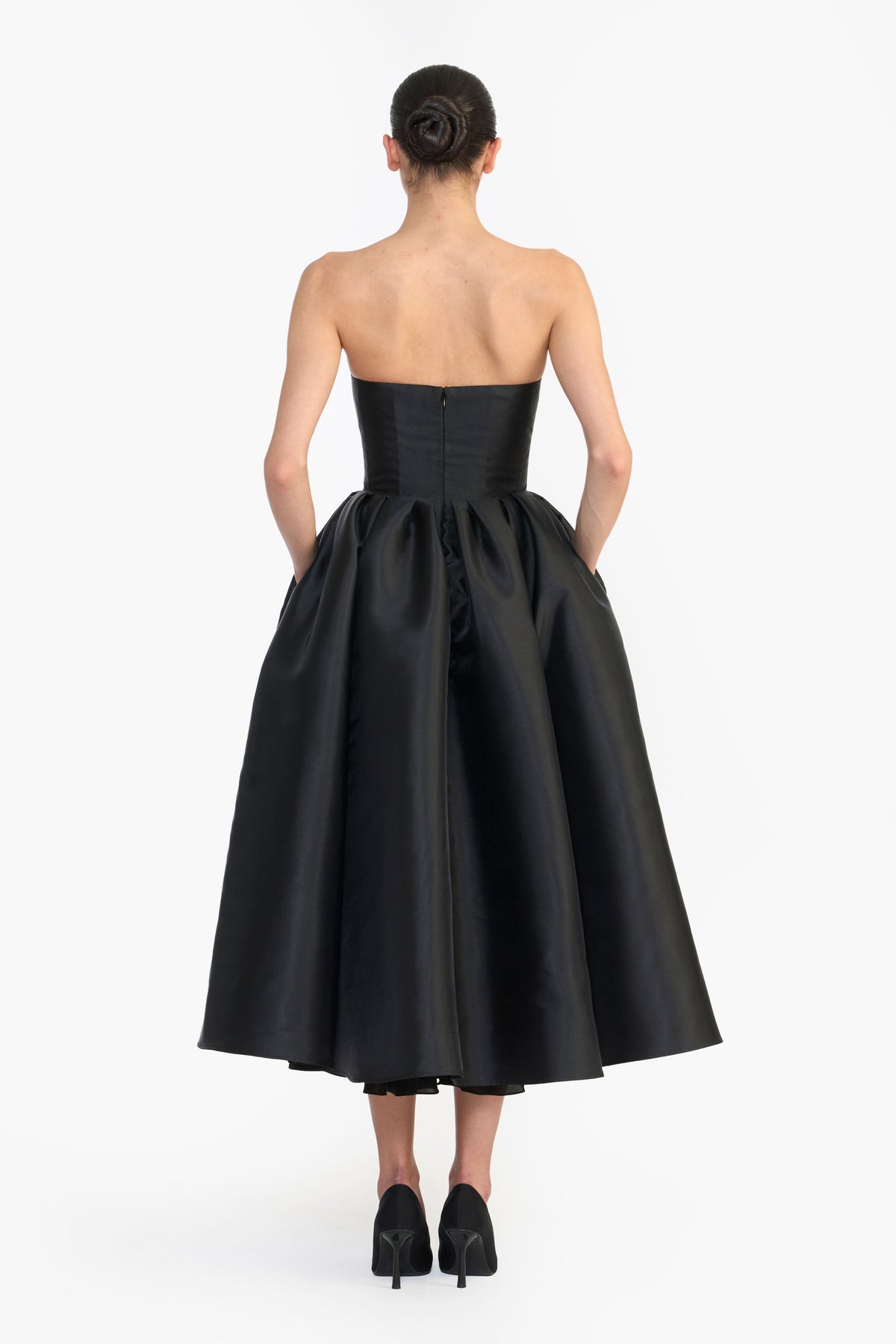 Sculpted Strapless Midi