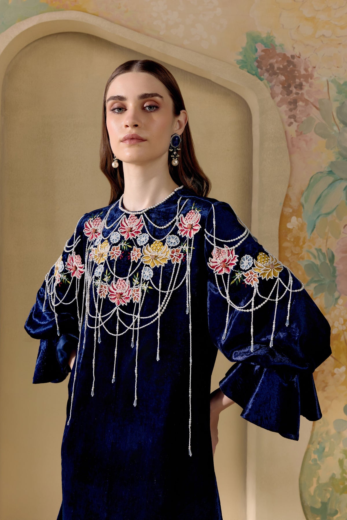 Indigo Fleur Dress