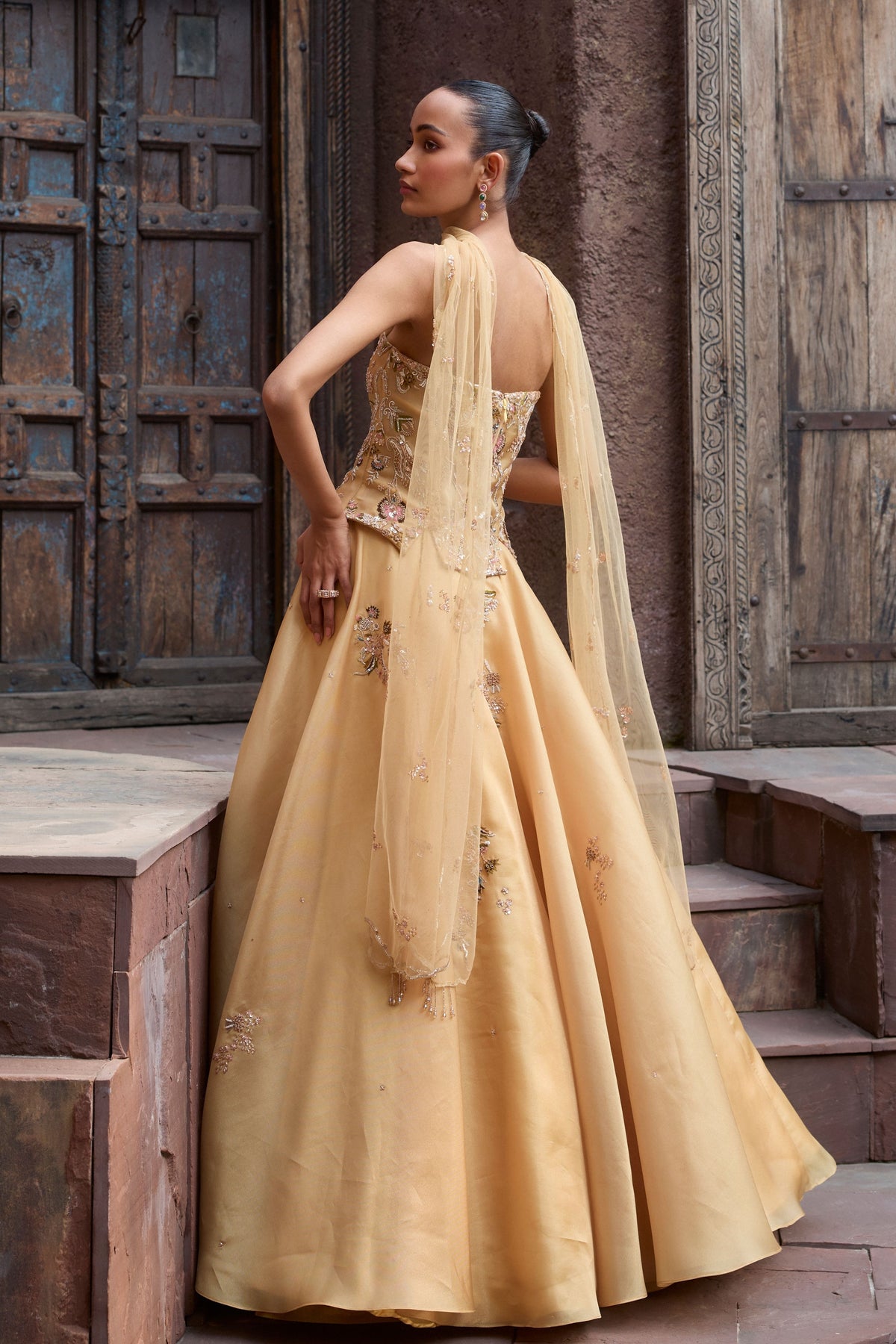 Gilded Grace Corset &amp; Skirt Set