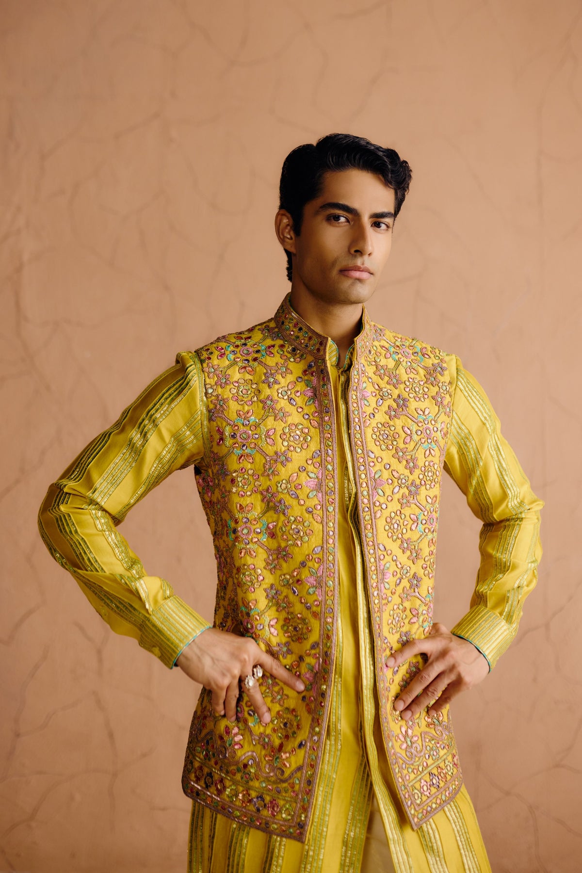 Kanvraj Nehru Jacket Set