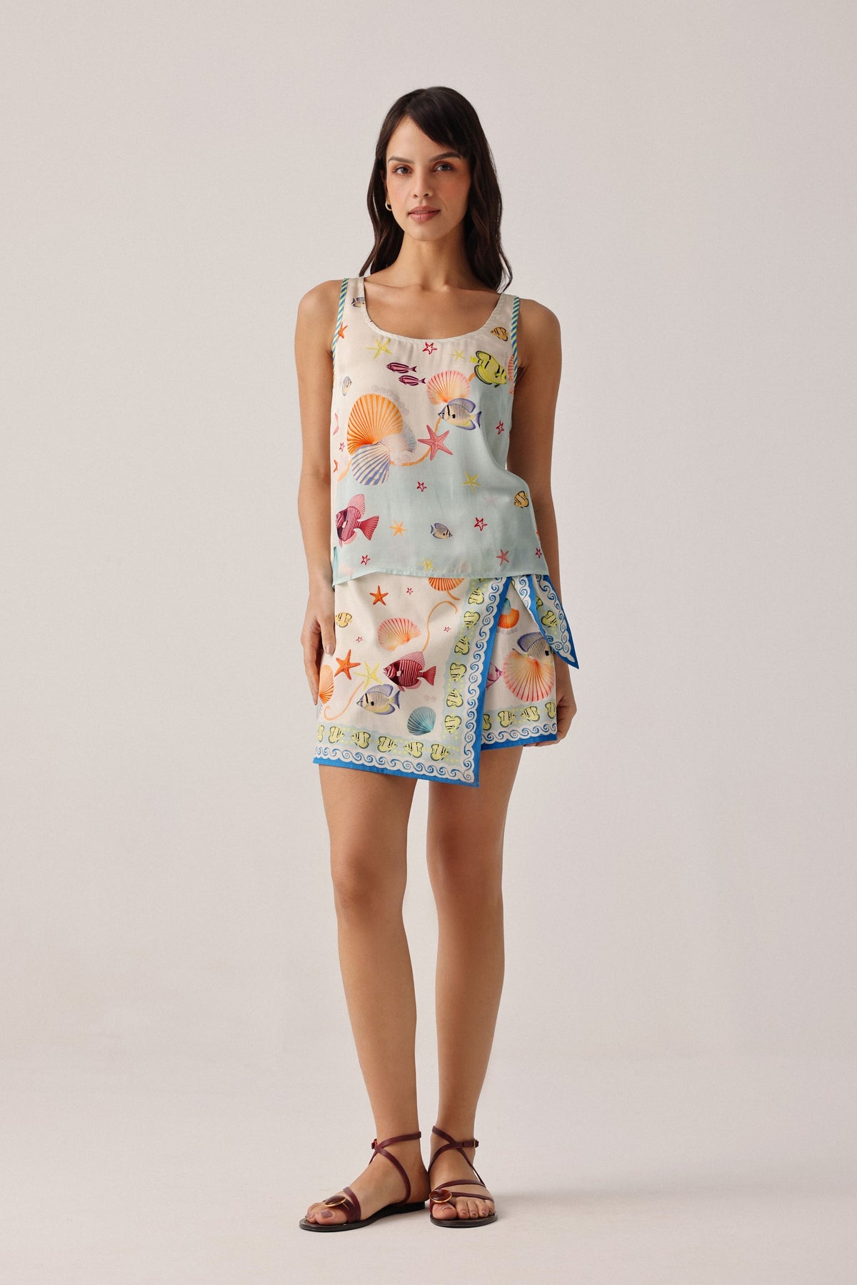 Seaborn Wrap Round Skirt