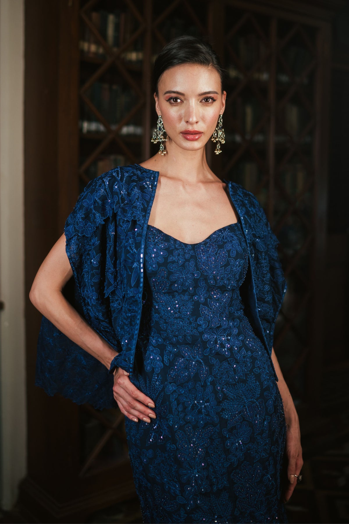 Aria Gown With Cape