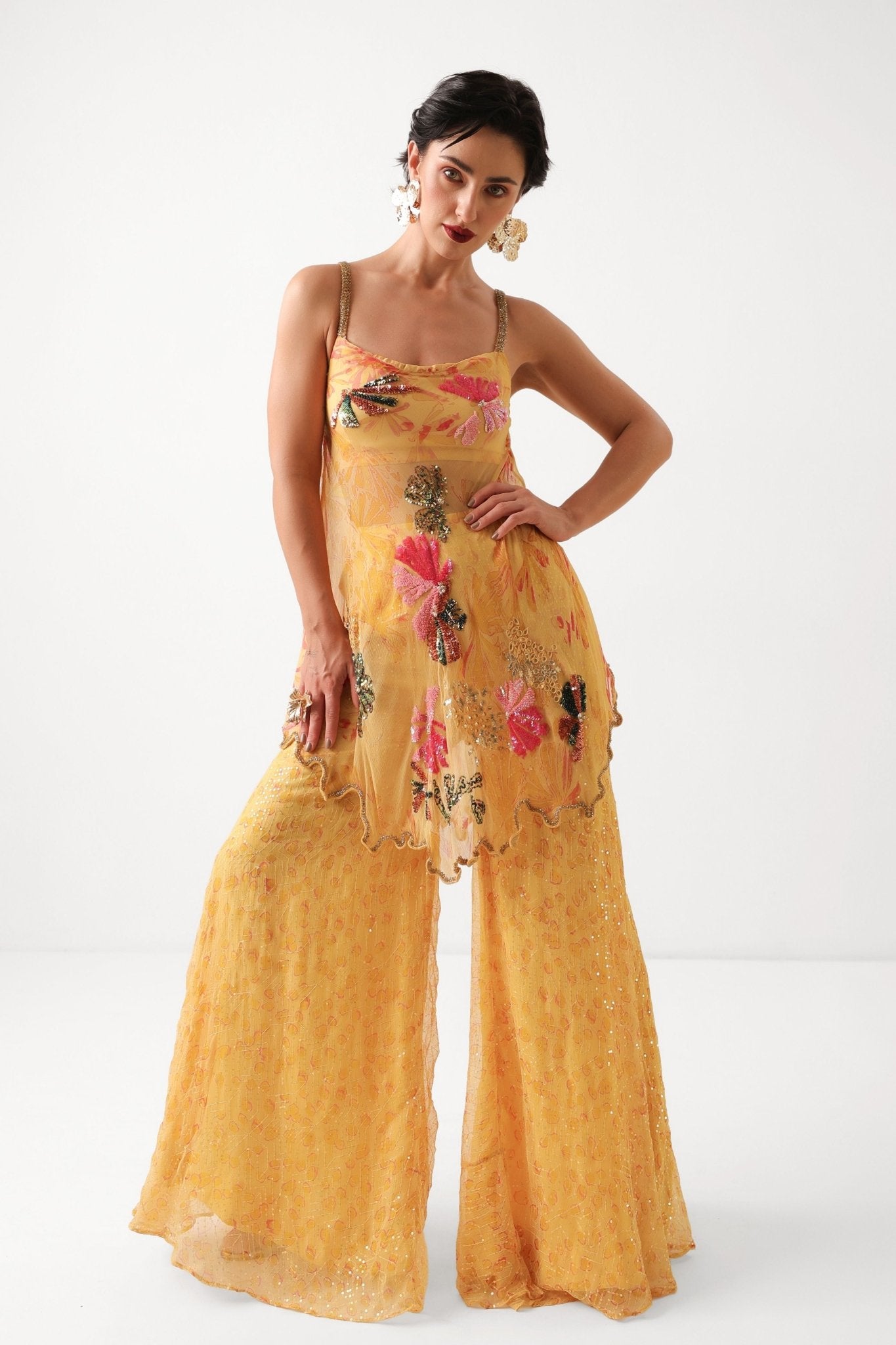 Kal - katta Bageecha Sharara Set - Pallavi Jaipur - Elahe