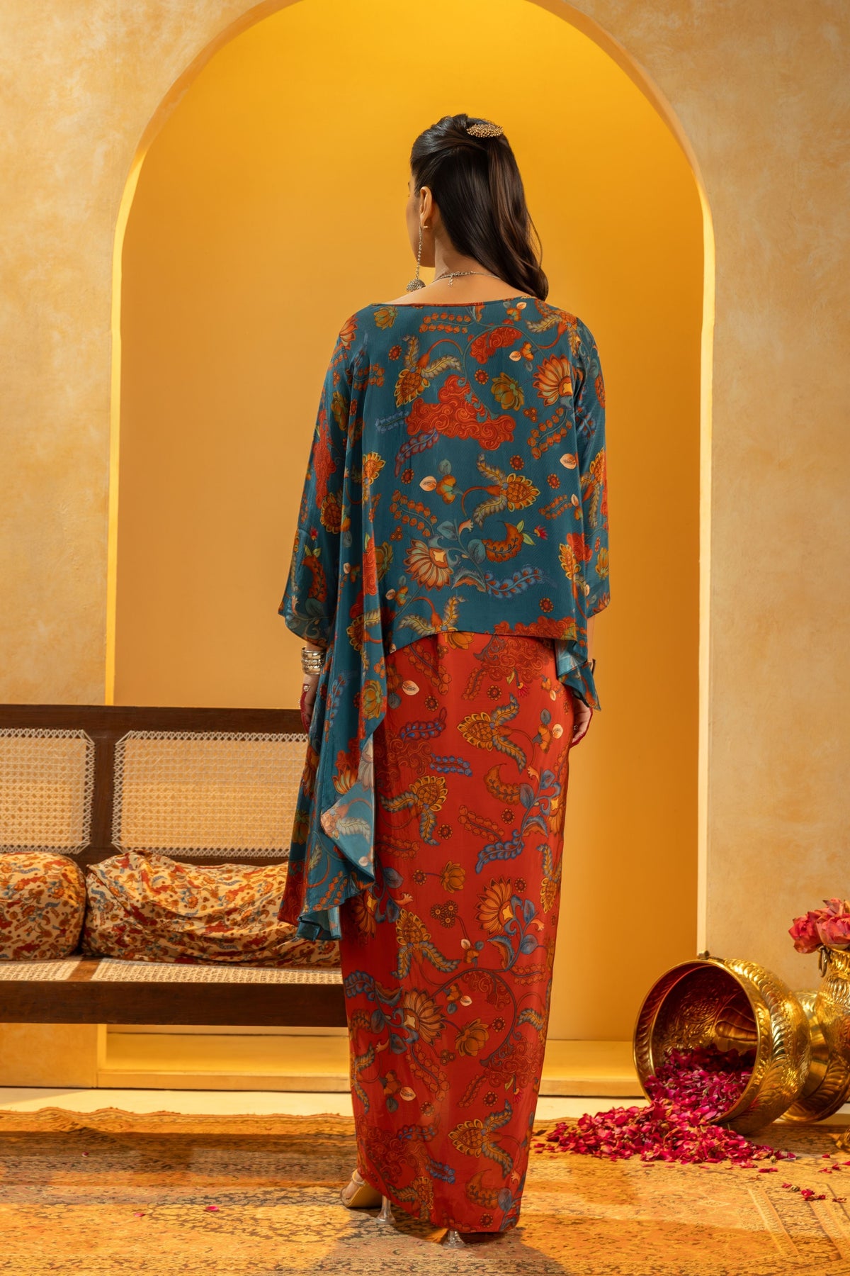 Blue Asymmetric Co-ord Set