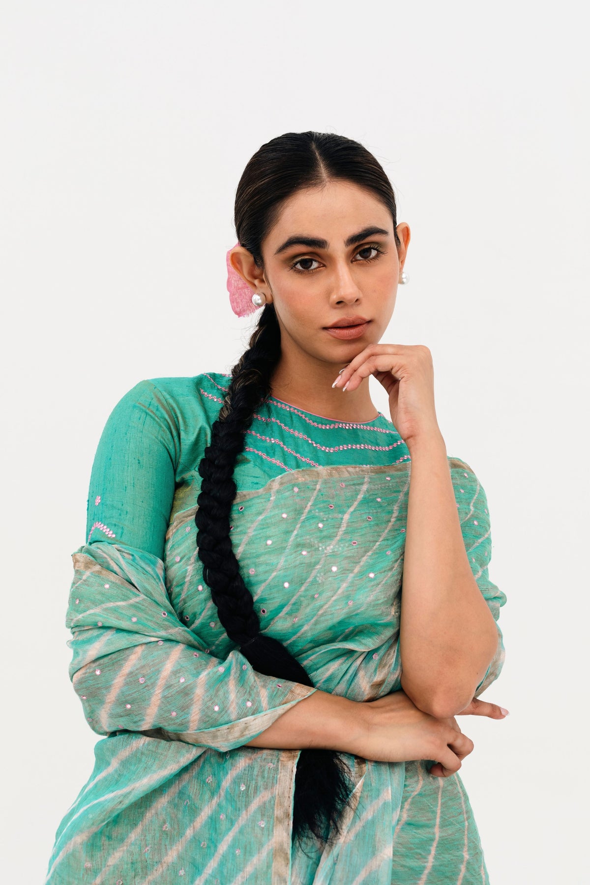 Blue Luni Saree