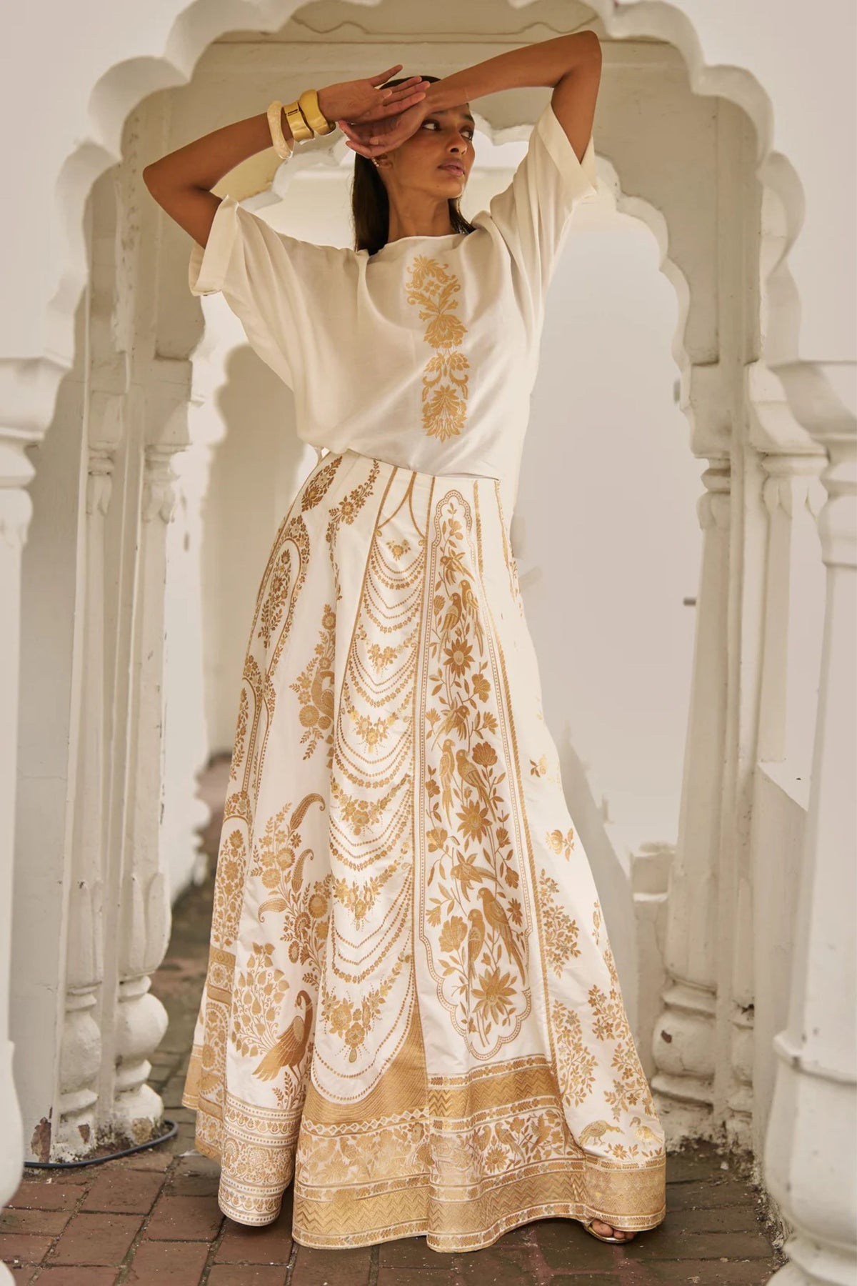 Banares Silk Brocade Lehenga