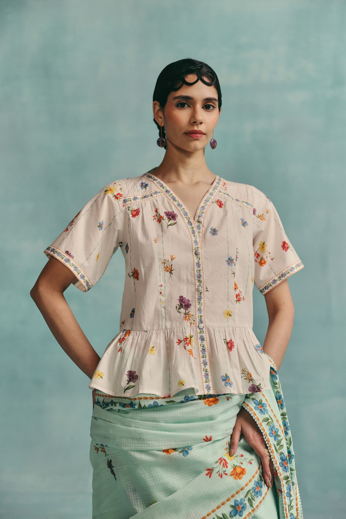 Ecru Daisy Blouse