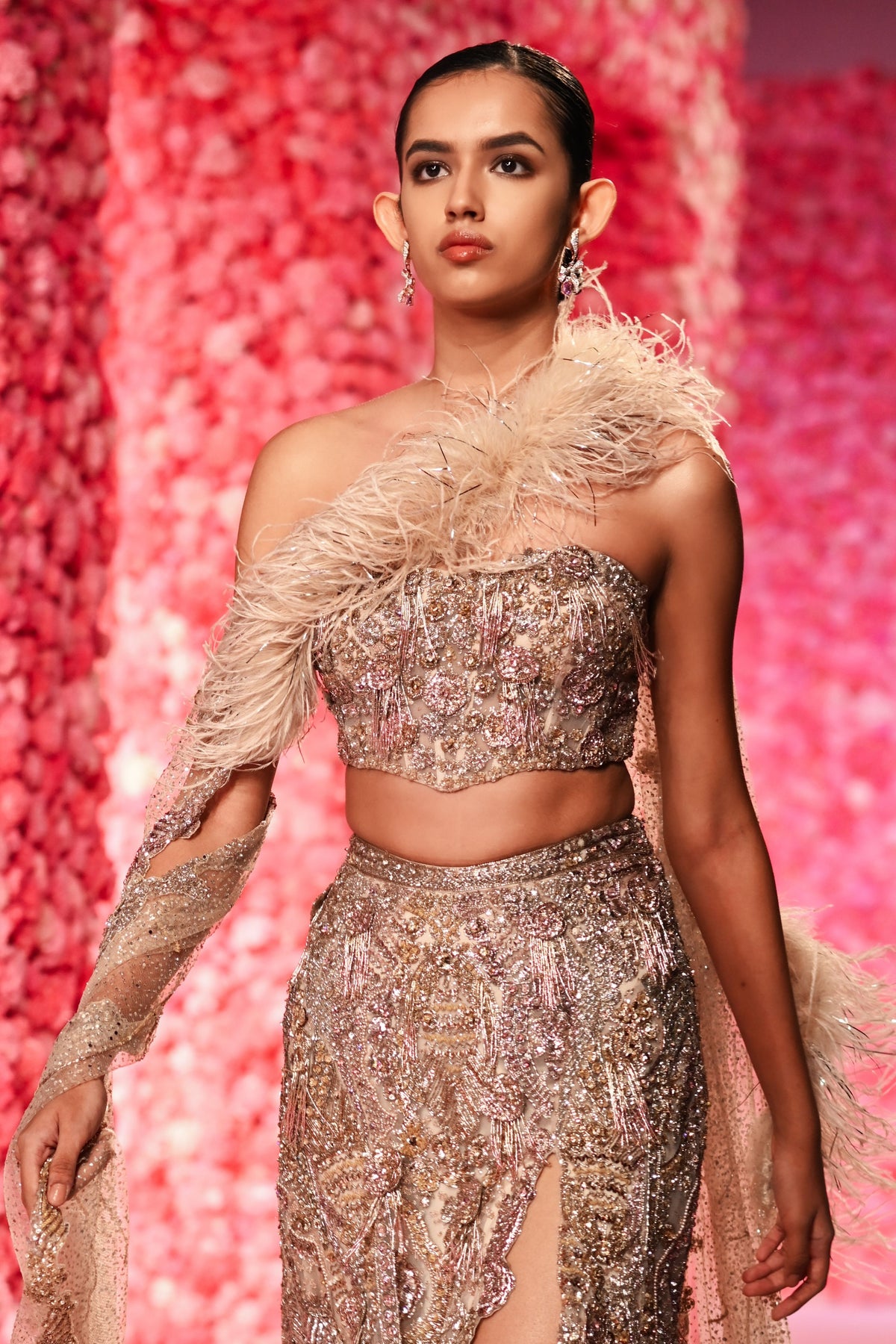 Louise Gold Lehenga Set