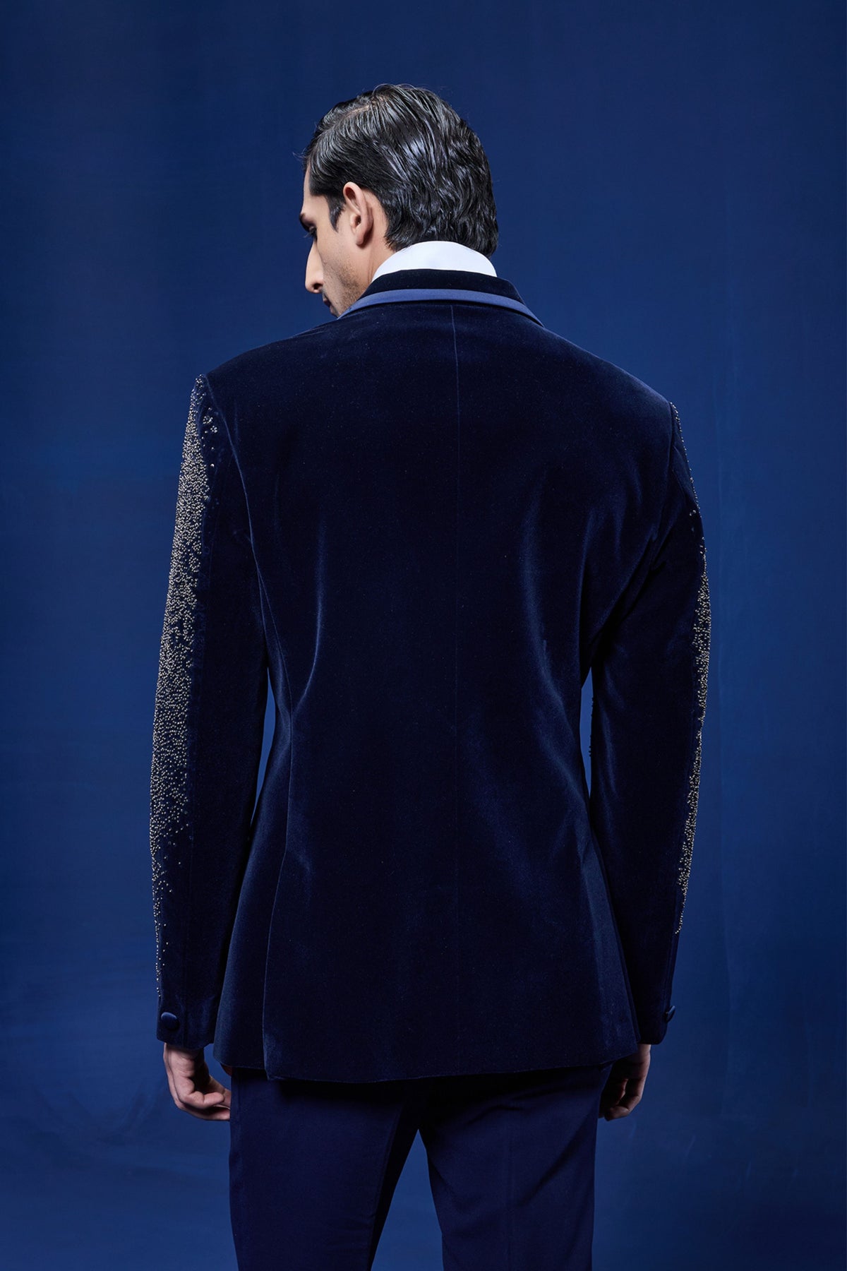 Navy Pearl Tuxedo